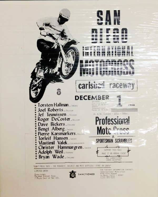 Dec. 1, 1968 Motocross Flyer