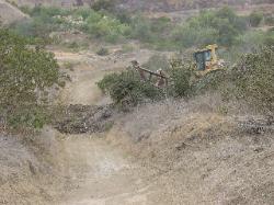 Crossing little uphill