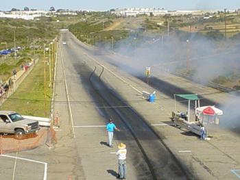 White Truck Burnout -7