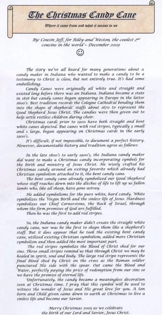 Candy Cane History
